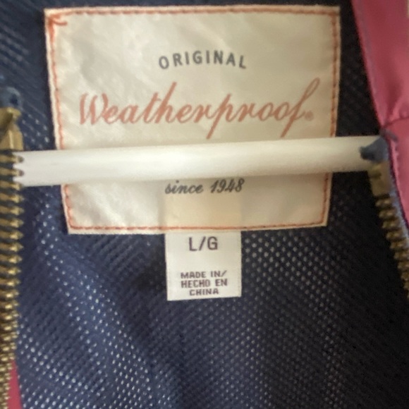 Weather proof jacket (red,white,blue) - Picture 3 of 3